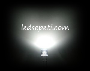 5 MM KESİK BAŞ LED BEYAZ